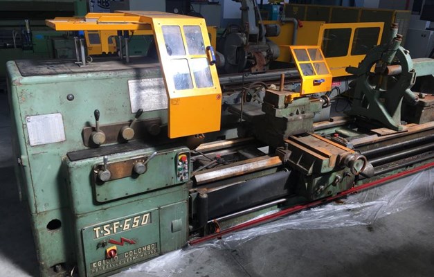 Tornio tradizionale parallelo COLOMBO TSF 650 x 3000